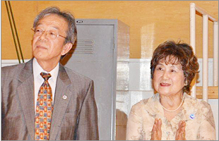 北海道ユネスコ協会秋庭事務局長と札幌ユネスコ協会三浦副会長