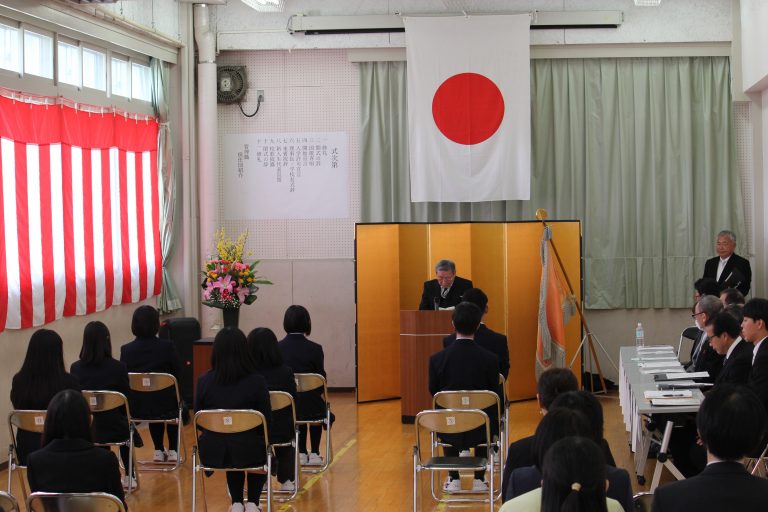 第1回定時制課程BUC入学式を行いました